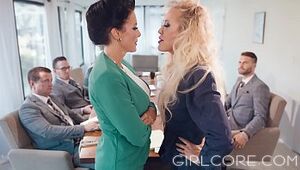 GIRLCORE Brandi Carry the Clears Boardroom fro Turtle-dove MILF